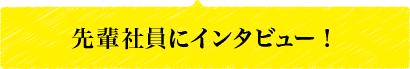 先輩社員にインタビューをしました！